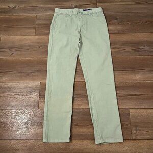 Vineyard Vines Boys Pants Green 5-Pocket Pant Cotton Size 16